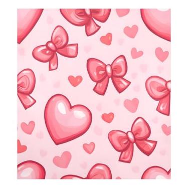 Imagem de Blueangle Dia dos Namorados Corações Vermelhos Capa Magnética para Lava-Louça, Decoração Frontal de Lava-Louça, Decalques de Armário Doméstico, Adesivos Eletrodomésticos, 58 cm C x 66 cm Adesivo