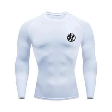 Imagem de Camisa De Compressão Masculina De Secagem Rápida Com Estampa De Dragão