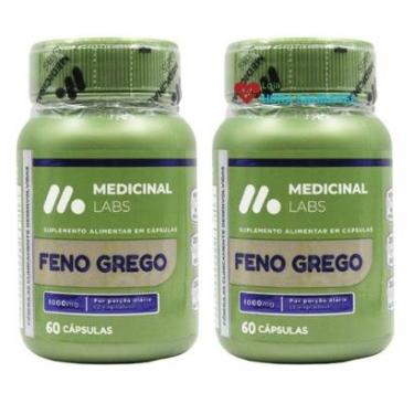Imagem de 2 X Feno Medicinal Labs 100 Puro Ultra 1000mg 60 Capsulas Original-Unissex