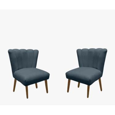 Imagem de 02 Cadeira Pétala Flor Para Sala de estar Penteadeira - Sonho das Polt