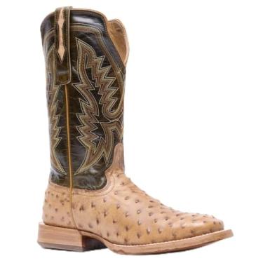 Imagem de Durango Bota masculina PRCA Collection Full-Quill Ostrich Western, Selim antigo, 45