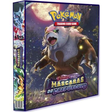 Imagem de Álbum Pasta Fichário Pokemon Escarlate e Violeta Máscaras do Crepúscul