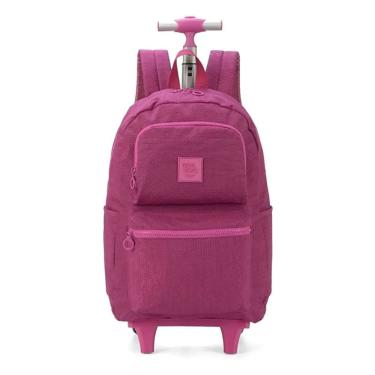 Imagem de Mochila De Rodinhas Up4you Rosa Luxcel Rosa