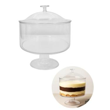 Imagem de Taça Paris Acrílico 1,45L Sobremesa Doces Festa Decoração