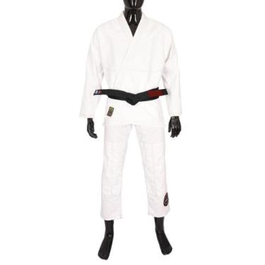 Imagem de Kimono MKS Jiu-Jitsu BJJ350, Branco, A3