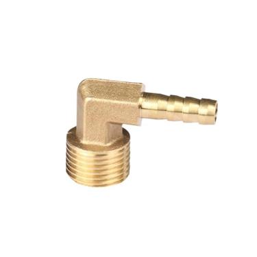 Imagem de Ferramenta de hardware 6 mm 8 mm 10 mm 12 mm Mangueira Barb x M8 M10 M12 M14 M16 Rosca macho métrica latão cotovelo encaixe adaptador acoplador conector junta de tubo (10-M14x2)