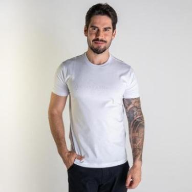 Imagem de Camiseta Acostamento Casual Wolf Branca-Masculino