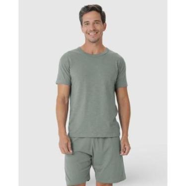 Imagem de Pijama Masculino Malha Listrada Eco Malwee Ref. 122472-Masculino