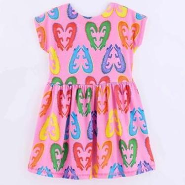 Imagem de Vestido Infantil Menina Malha Jacarinho Fábula-Feminino
