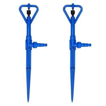 Imagem de 2 Microaspersor Aspersor com Haste P4 Irrigação Horta Jardim - Agrojet