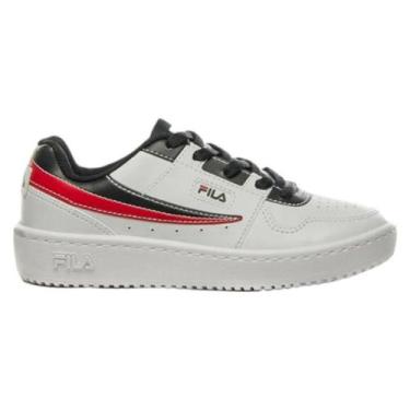 Imagem de Tênis Infantil Fila Arcade Unissex, Off white, Preto, 33