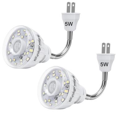 Imagem de Luz noturna com sensor de movimento DEKELIY PIR Infrared 5W branca