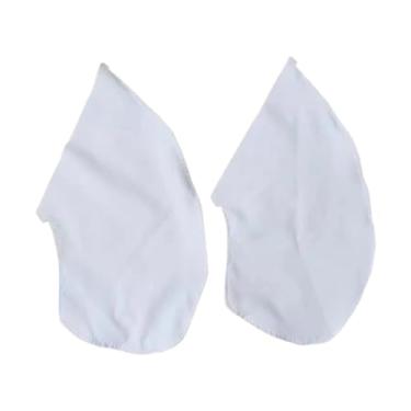 Imagem de Baoblaze 2x Bolsos Laterais Costuráveis ​​para Roupas, Bolsos Internos Versáteis e Leves, Acessório Seguro para Casacos, Moletons e Calças, Branco