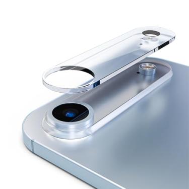 Imagem de Protetor de vidro temperado de cobertura completa para lente de câmera Healing Shield – 1 pacote, proteção de alta resistência resistente a arranhões, compatível com iPhone 17 Air