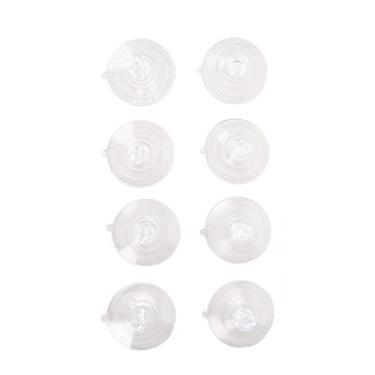 Imagem de SPYMINNPOO Ventosas, Conjunto de Substituição de Fixação Forte Em Pvc para Camas de Gato, 8 Peças de 3,15 pol. para Poleiros e Redes de Janela