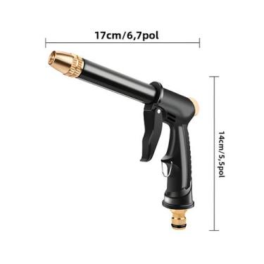 Imagem de Pistola De Água De Alta Pressão Para Jardim E Lavagem De Carros, Bico 