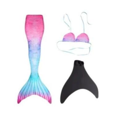 Imagem de Fantasia De Sereia Para Crianças E Adultos, Presente De Festa Para Men