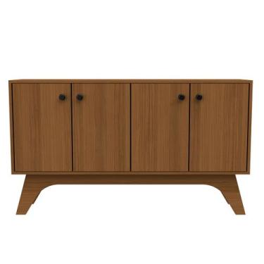 Imagem de Balcão Flora 04 Portas Imbuia - D'Rossi - DRossi