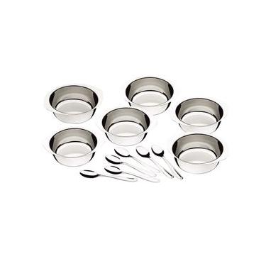 Imagem de Conjunto de Sobremesa Tramontina 64400730 em Aço Inox - 12 Peças