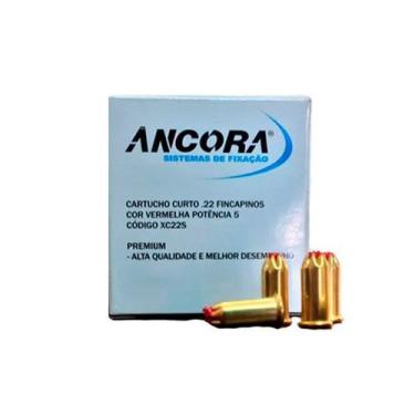 Imagem de Caixa Fincapino Curto 22 para ferramenta de ação direta Vermelha Poten