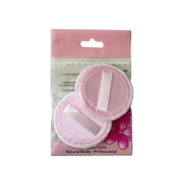 Imagem de Esponja Puff para Maquiagem 2 Unidades Aplicação Uniforme de Pó - Beau