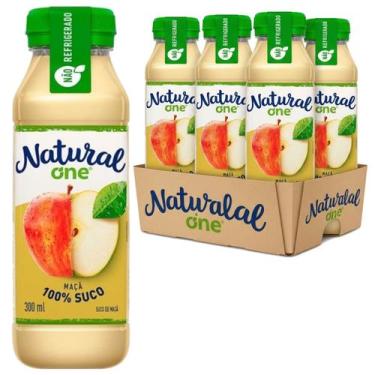 Imagem de Kit c/ 6und Suco de Maçã NATURAL ONE 300ml - 100% Suco