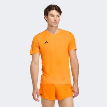 Imagem de Camiseta Adidas Adizero Essentials Masculina, Laranja, GG