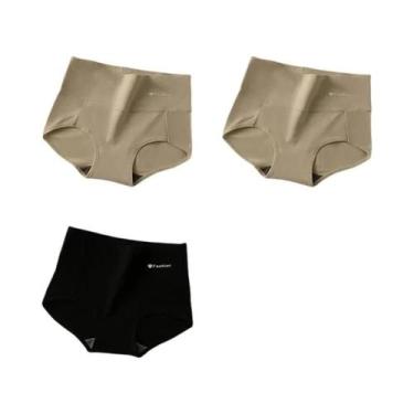 Imagem de Conjunto De 3 Peças De Lingerie Sexy Invisível Em Algodão Respirável P