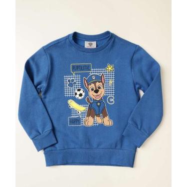 Imagem de Blusão Infantil Moletinho Patrulha Canina Nickelodeon -91090, Azul, 2