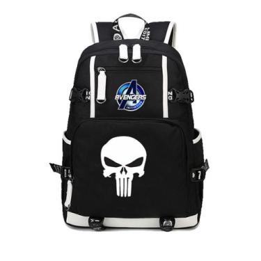 Imagem de Mochila Punishers Kids School Mochila 3D Print Oxford 30x16x40cm - Yiw