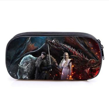 Imagem de Estojo para lápis Games Of Thrones de dupla camada de poliéster - yiwe