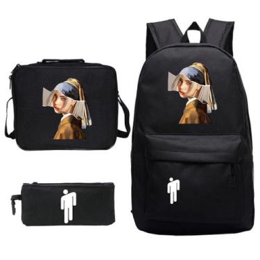 Imagem de Conjunto de mochilas, bolsa escolar Singer Satchel com lancheira e bol