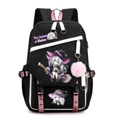 Imagem de Mochila Majos No Tabitabis Elainas Anime School Nylon 680g - Yiweisai