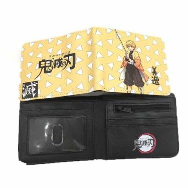 Imagem de Carteira Agatsumas Zenitsus Anime Characters Slim Bifold Wall - Yiweis