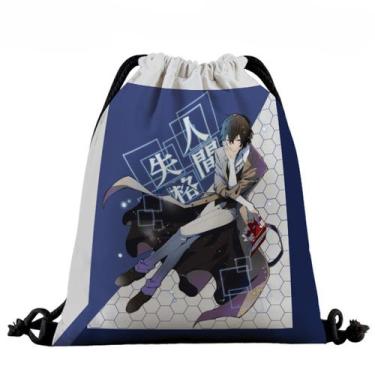 Imagem de Mochila com cordão Bungos Stray Dogs Anime Gym 39x32cm - Yiweisai