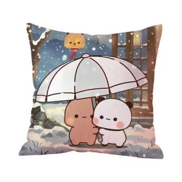 Imagem de Capa De Almofada Bubu Dudu Com Estampa Estampada Para Sala De Estar, C