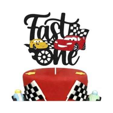 Imagem de Decoração De Bolo Do Disney McQueen Para Crianças, Presente Para Festa