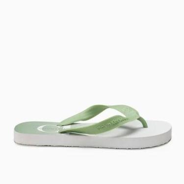Imagem de Chinelo Infantil Calvin Klein Jeans Júnior Degradê Verde-Masculino