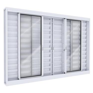 Imagem de Janela de Aço com Grade Facilita Lucasa