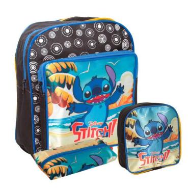Imagem de Kit Mochila Bolsa Escolar Costas PequenaDesenho Personagens - Plike