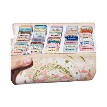 Imagem de Divisórias De Bíblia Em Espanhol 75 Pastel Bloom Laminadas Para Mulher
