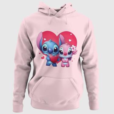 Imagem de Moletom Lilo Stitch Flanelado Blusa De Frio Inverno Unissex - Absolut,