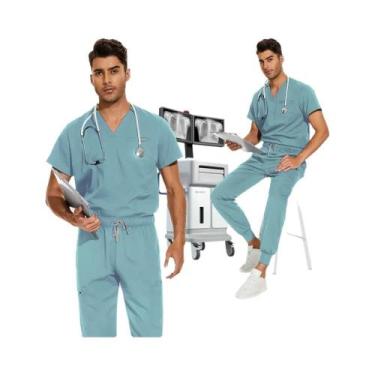Imagem de Conjunto Unissex De Uniforme Hospitalar Para Médicos E Enfermeiros: Bl