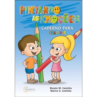 Imagem de Caderno Para Colorir - Pintando As Emoções