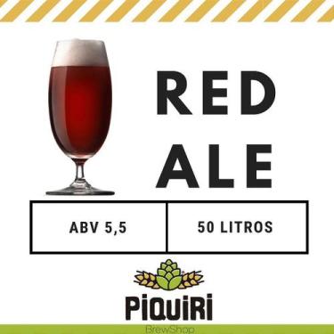 Imagem de Kit de Insumos para Fabricação de Cerveja Artesanal 50L - Red Ale - no