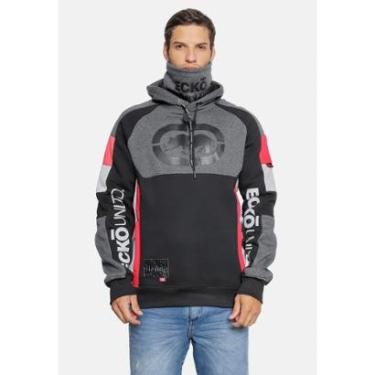 Imagem de Moletom Ecko Canguru Mascara Masculino-Masculino