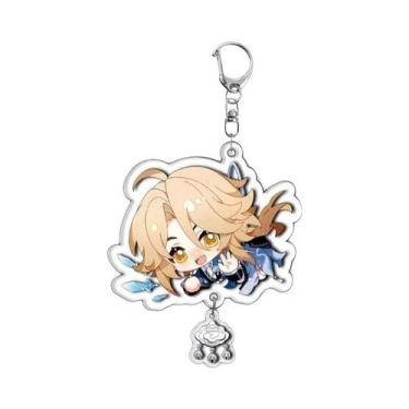 Imagem de Chaveiro Pingente Cosplay Silver Wolf Jing Yuan Asta Yanqing - Crachá 