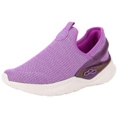Imagem de Tênis infantil iconic olympikus 414007436, Lilás, 35