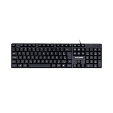 Imagem de Teclado Membrana Maxprint Office Easy C/fio Abnt2 Preto