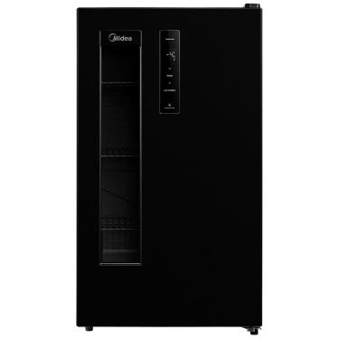 Imagem de Cervejeira Frost Free Midea 82 Litros MDRX150FGGDX01 Painel Touch 5 Modos Pré Programados Preta 110V